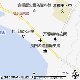 桂浜キャンプ場周辺の地図