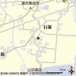 徳島県阿波市市場町大俣行峯89周辺の地図