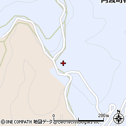 徳島県阿波市阿波町栩ケ窪48周辺の地図