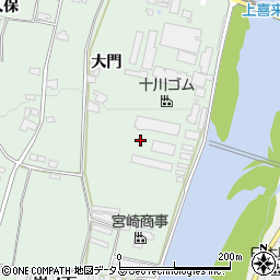 徳島県阿波市市場町上喜来（大門）周辺の地図