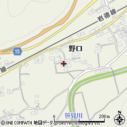 山口県岩国市玖珂町1233-2周辺の地図
