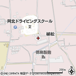 徳島県阿波市吉野町柿原植松192周辺の地図