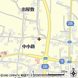 徳島県阿波市吉野町西条中小路4周辺の地図