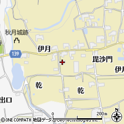 徳島県阿波市土成町秋月乾37周辺の地図