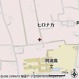 徳島県阿波市吉野町柿原ヒロナカ79周辺の地図