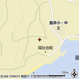 山口県下関市蓋井島100周辺の地図