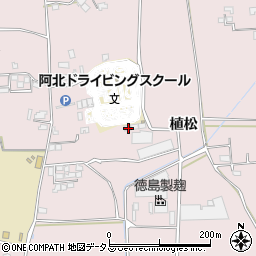 徳島県阿波市吉野町柿原植松194周辺の地図