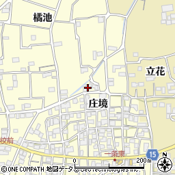 徳島県阿波市吉野町西条庄境175周辺の地図