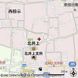 徳島県徳島市国府町西黒田西傍示185周辺の地図