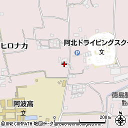 徳島県阿波市吉野町柿原ヒロナカ152周辺の地図