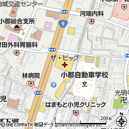 ザ・ビッグ小郡店周辺の地図