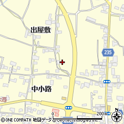 徳島県阿波市吉野町西条出屋敷80周辺の地図