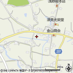 徳島県阿波市市場町切幡観音周辺の地図