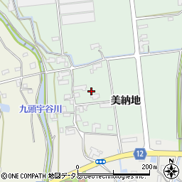 徳島県阿波市土成町土成美納地周辺の地図