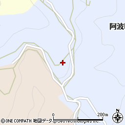 徳島県阿波市阿波町栩ケ窪周辺の地図