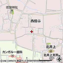 徳島県徳島市国府町西黒田西傍示34周辺の地図