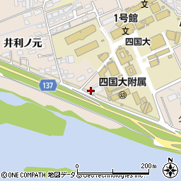 徳島県徳島市応神町古川戎子野196周辺の地図