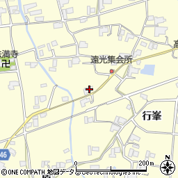 徳島県阿波市市場町大俣行峯322周辺の地図