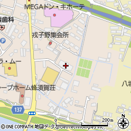 徳島県徳島市応神町古川戎子野69周辺の地図