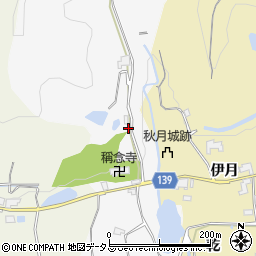 徳島県阿波市土成町水田指谷周辺の地図