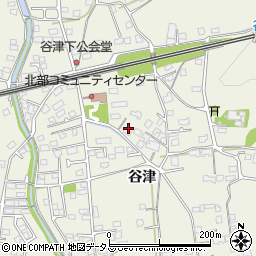 山口県岩国市玖珂町谷津周辺の地図
