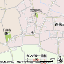 徳島県徳島市国府町西黒田西傍示87周辺の地図