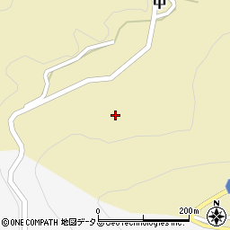 和歌山県有田郡有田川町中278周辺の地図