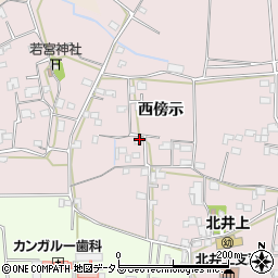 徳島県徳島市国府町西黒田西傍示36-2周辺の地図