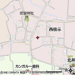 徳島県徳島市国府町西黒田西傍示39-4周辺の地図