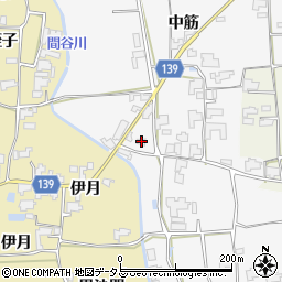 徳島県阿波市土成町水田中筋74周辺の地図