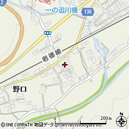 山口県岩国市玖珂町1291-6周辺の地図