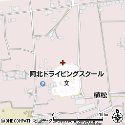 徳島県阿波市吉野町柿原植松210周辺の地図