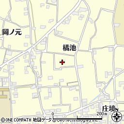 徳島県阿波市吉野町西条（橘池）周辺の地図