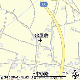 徳島県阿波市吉野町西条出屋敷12周辺の地図