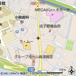 徳島県徳島市応神町古川戎子野78-7周辺の地図