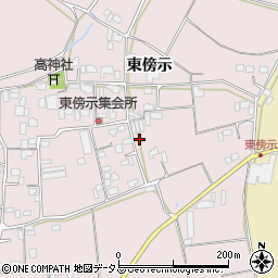 徳島県徳島市国府町西黒田東傍示周辺の地図