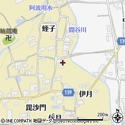 徳島県阿波市土成町秋月（蛭子）周辺の地図