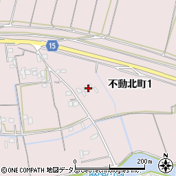徳島県徳島市不動北町1丁目1667周辺の地図