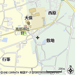 徳島県阿波市市場町上喜来敷地152周辺の地図