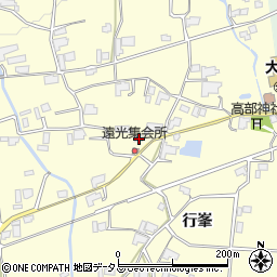 徳島県阿波市市場町大俣行峯313周辺の地図