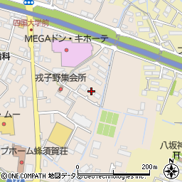 徳島県徳島市応神町古川戎子野67周辺の地図