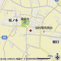 徳島県徳島市国府町東黒田朝日178周辺の地図