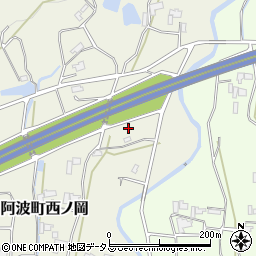 徳島県阿波市阿波町西ノ岡63周辺の地図
