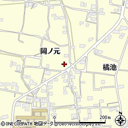 徳島県阿波市吉野町西条岡ノ元周辺の地図