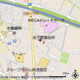 徳島県徳島市応神町古川戎子野79周辺の地図