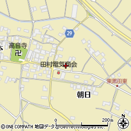 徳島県徳島市国府町東黒田朝日周辺の地図