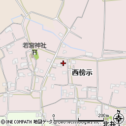 徳島県徳島市国府町西黒田西傍示周辺の地図