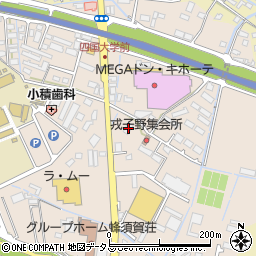 徳島県徳島市応神町古川戎子野80周辺の地図
