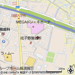 徳島県徳島市応神町古川戎子野66-2周辺の地図
