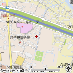 徳島県徳島市応神町古川戎子野64周辺の地図